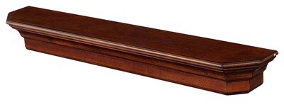 Lindon Mission Oak Finished Mantel Shelf Lindon Mission Oak Finished Mantel Shelf
