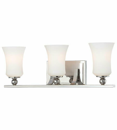 Ameswood Polish Nickel 3 Lt Bath Bar (DISPLAY ONLY) Ameswood Polish Nickel 3 Lt Bath Bar (DISPLAY ONLY)