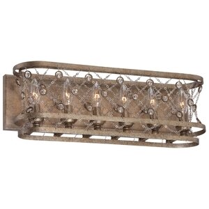 Vel Catena Arcadian Gold 6 Lt Bath Bar Vel Catena Arcadian Gold 6 Lt Bath Bar