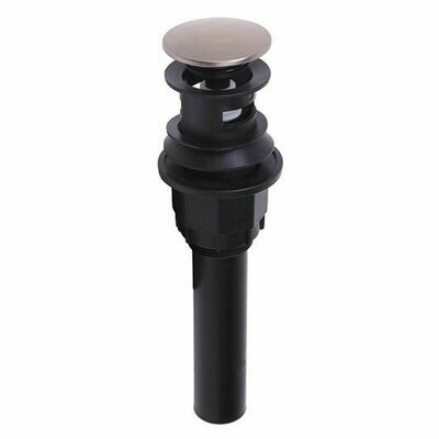 Brushed Nickel Push Pop Up Drain (DISPLAY ONLY) Brushed Nickel Push Pop Up Drain (DISPLAY ONLY)
