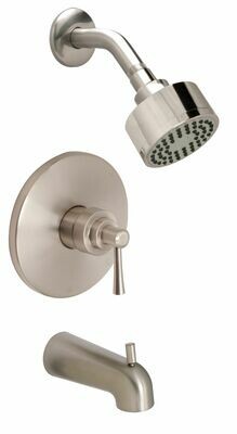 Carmel PVD Satin Nickel Tub & Shower Trim Kit Carmel PVD Satin Nickel Tub & Shower Trim Kit