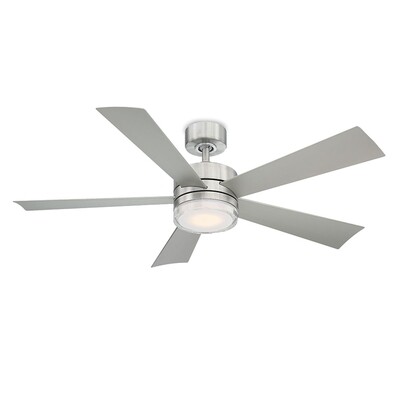 Wynd Stainless Steel Fan w/LED Light Kit Wynd Stainless Steel Fan w/LED Light Kit