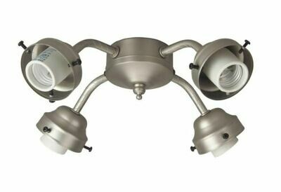 Brushed Nickel 4 Lt Fitter w/Limiter (DISPLAY ONLY) Brushed Nickel 4 Lt Fitter w/Limiter (DISPLAY ONLY)