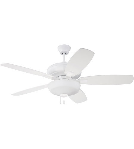 Forza White Ceiling Fan w/Light Kit Forza White Ceiling Fan w/Light Kit