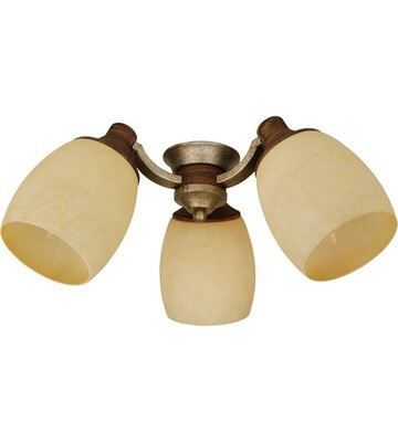 Dark Coffee/Vintage Madera 3 Lt LED Light Kit Dark Coffee/Vintage Madera 3 Lt LED Light Kit