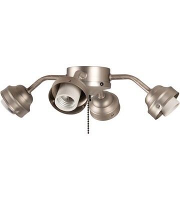 Brushed Nickel 4 Lt LED Fitter Brushed Nickel 4 Lt LED Fitter