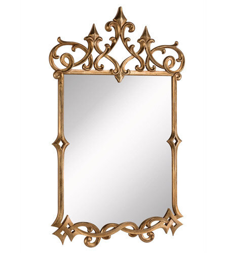 Antique Collection Gold Leaf Wall Mirror (DISPLAY ONLY)
