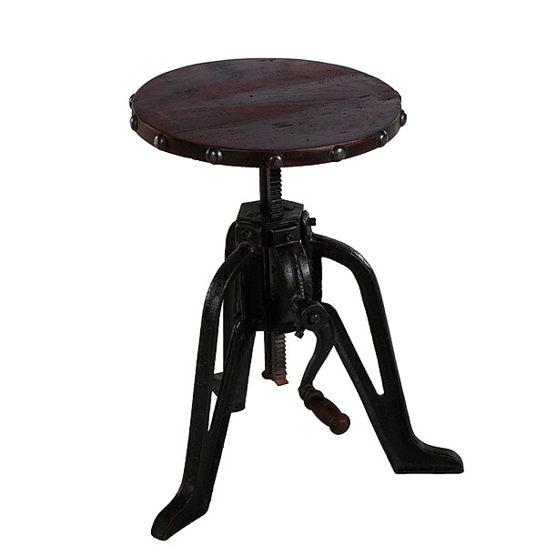 Iron Wind Up Stool (DISPLAY ONLY)