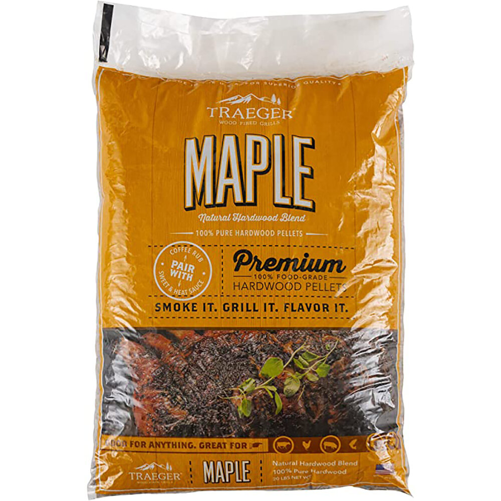 Traeger Maple Pellets - 20 Lb Bag