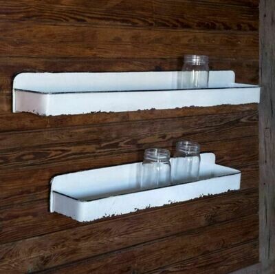 Small Painted Cafe Pantry Shelves Small Painted Cafe Pantry Shelves