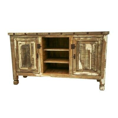 Colorwash Collection Antique White TV Stand Colorwash Collection Antique White TV Stand