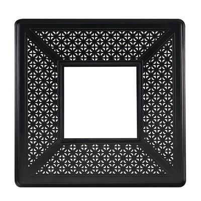 Textured Black Square Hampton Fire Pit Top Textured Black Square Hampton Fire Pit Top
