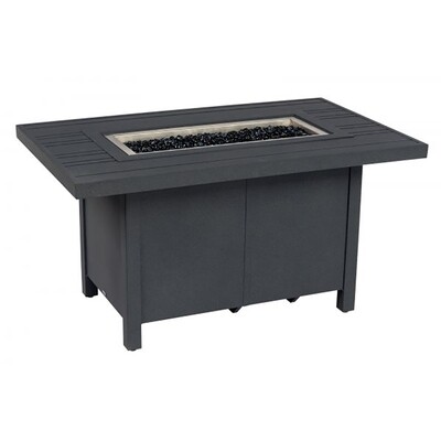 Rectangle Fire Table w/Tri-Slat Top (DISPLAY ONLY)