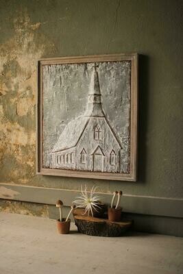 Pressed Metal Church Wall Decor #4 Pressed Metal Church Wall Decor #4