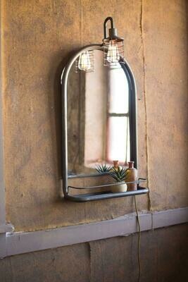Wall Mirror w/Shelf & Light (DISPLAY ONLY) Wall Mirror w/Shelf & Light (DISPLAY ONLY)