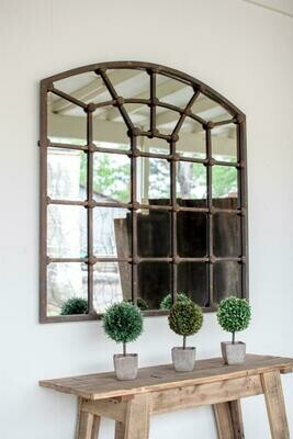 Arched Iron Mirror (DISPLAY ONLY)