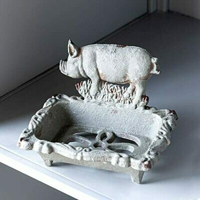 Cast Iron Pig Soap Dish (DISPLAY ONLY) Cast Iron Pig Soap Dish (DISPLAY ONLY)