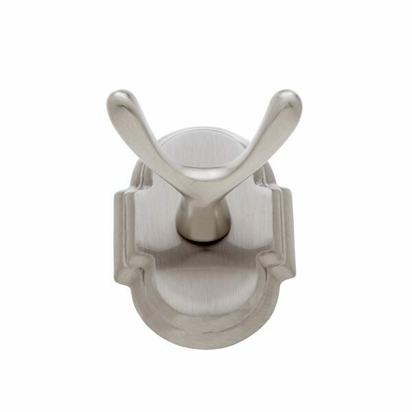 Chateau Satin Nickel Double Robe Hook (Display Only)