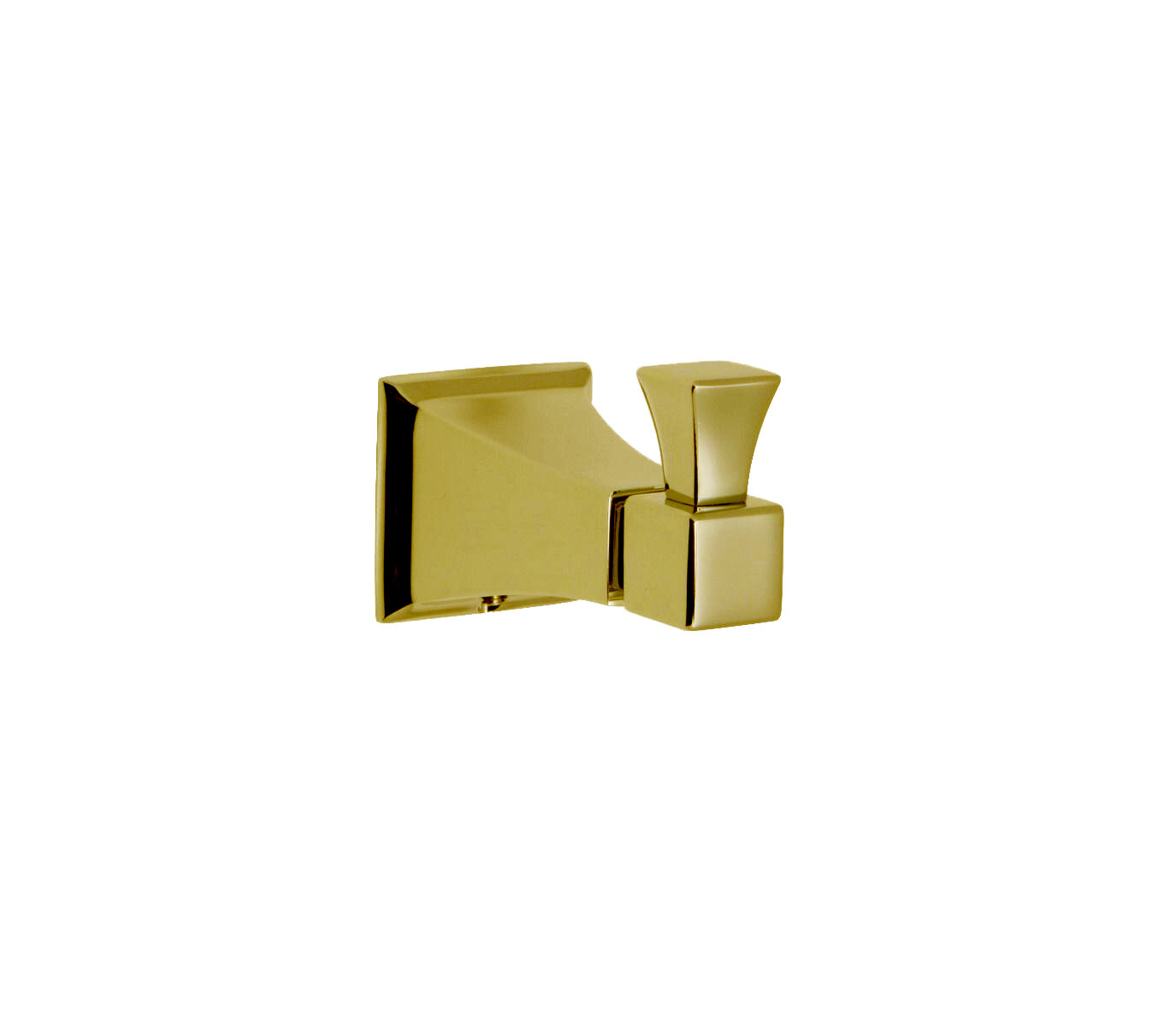 Intrigue Polished Brass Robe Hook (DISPLAY ONLY)