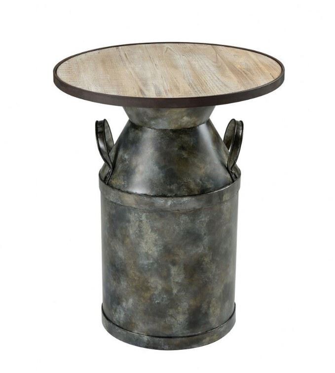 Spacious Skies Wood Tone / Antique Black Accent Table (DISPLAY ONLY)