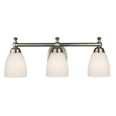 Brushed Nickel 3 Lt Vanity Brushed Nickel 3 Lt Vanity