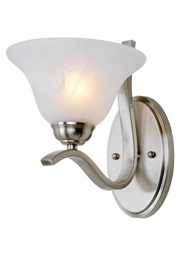 Holly Slope Brush Nickel 1 Lt Sconce Holly Slope Brush Nickel 1 Lt Sconce