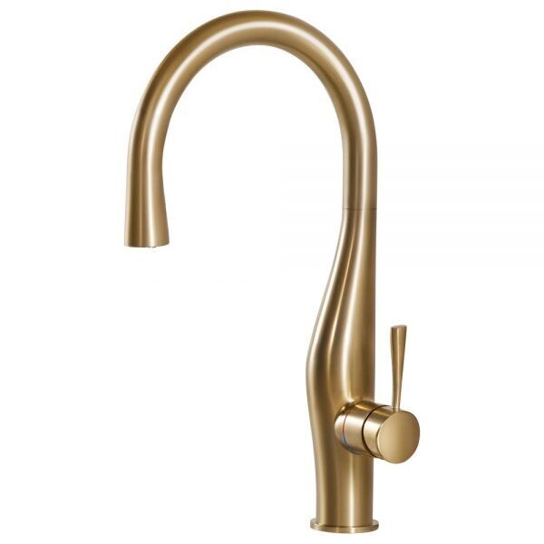 Imagine Brushed Brass Pull Down Kitchen Faucet (DISPLAY ONLY)