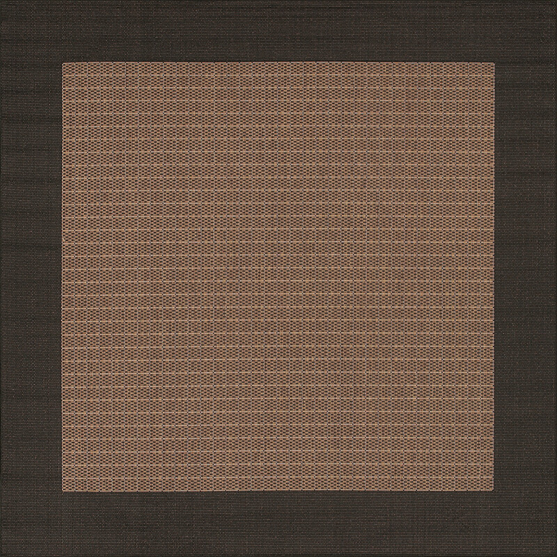 Recife Check Field/Cocoa Black Rug