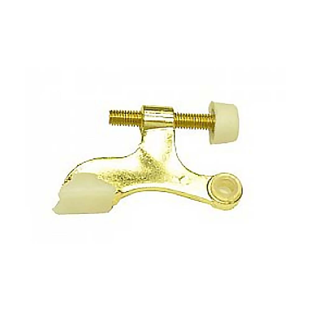 Polished Brass Hinge Pin Deluxe Door Stop