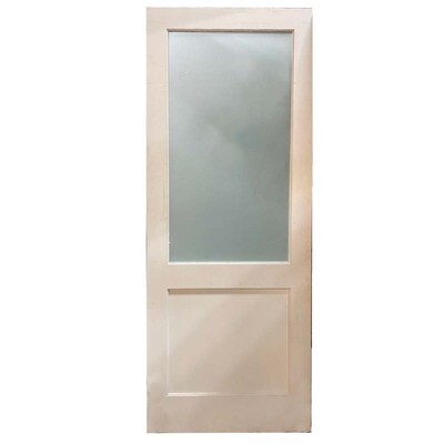 3-0x8-0 Shaker Door w/Frosted Glass 3-0x8-0 Shaker Door w/Frosted Glass