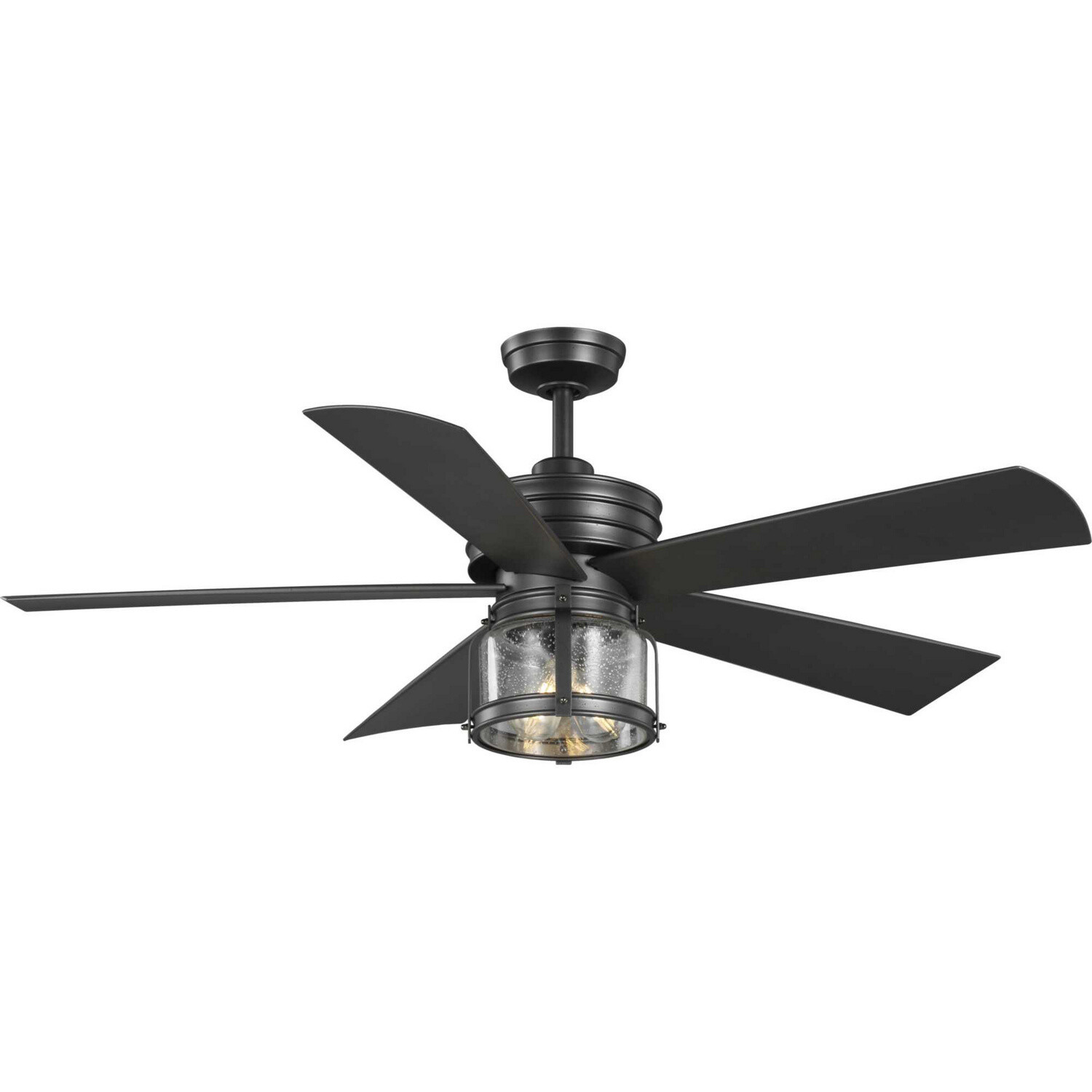 Midvale 56" Blistered Iron Coastal Ceiling Fan w/Light Kit (DISPLAY ONLY)