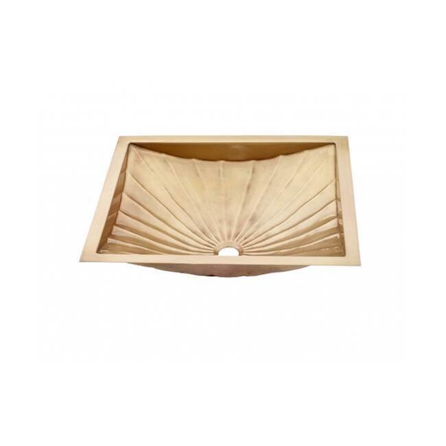 San Miguel Antique Stain Gold Drop In/Undermount Bathroom Sink (DISPLAY ONLY)