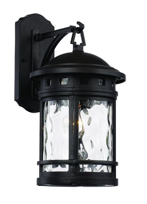 Boardwalk Black 1 Lt Exterior Wall Lantern (DISPLAY ONLY) "ALL SALES FINAL"