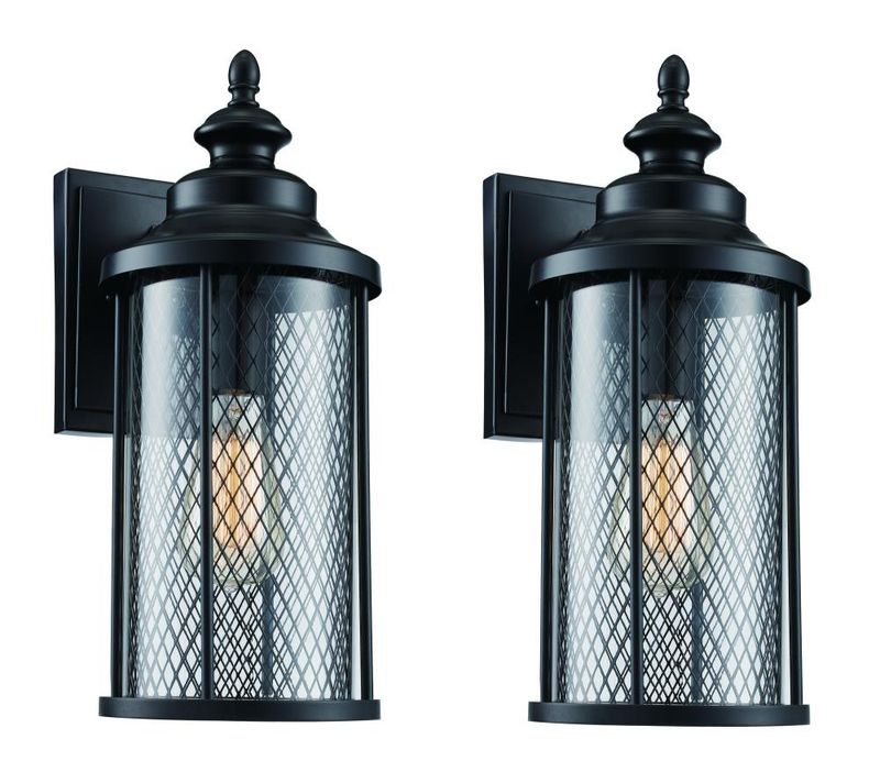 Black Small 2 Pk Mesh Wall Lantern (DISPLAY ONLY) Black Small 2 Pk Mesh Wall Lantern (DISPLAY ONLY) "ALL SALES FINAL"