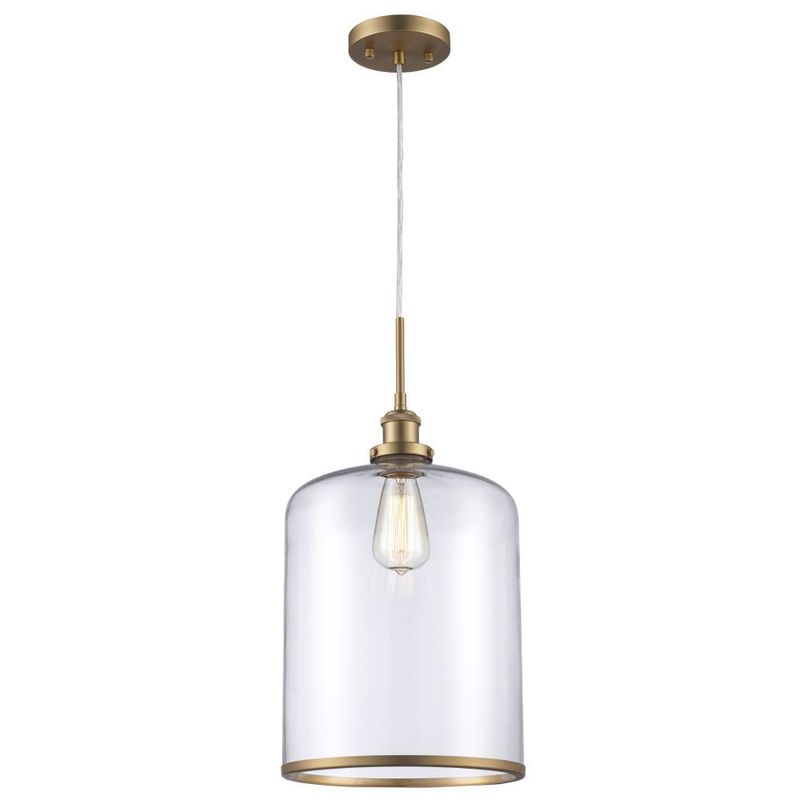 Dorina Antique Gold Large 1 Lt Down Pendant (DISPLAY ONLY) "ALL SALES FINAL"