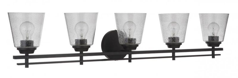 Drake Flat Black 5 Lt Vanity (DISPLAY ONLY) Drake Flat Black 5 Lt Vanity (DISPLAY ONLY) "ALL SALES FINAL"