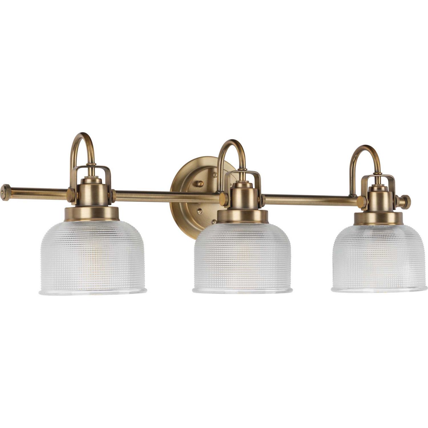 Archie Vintage Brass 3 Lt Vanity (DISPLAY ONLY) "ALL SALES FINAL"