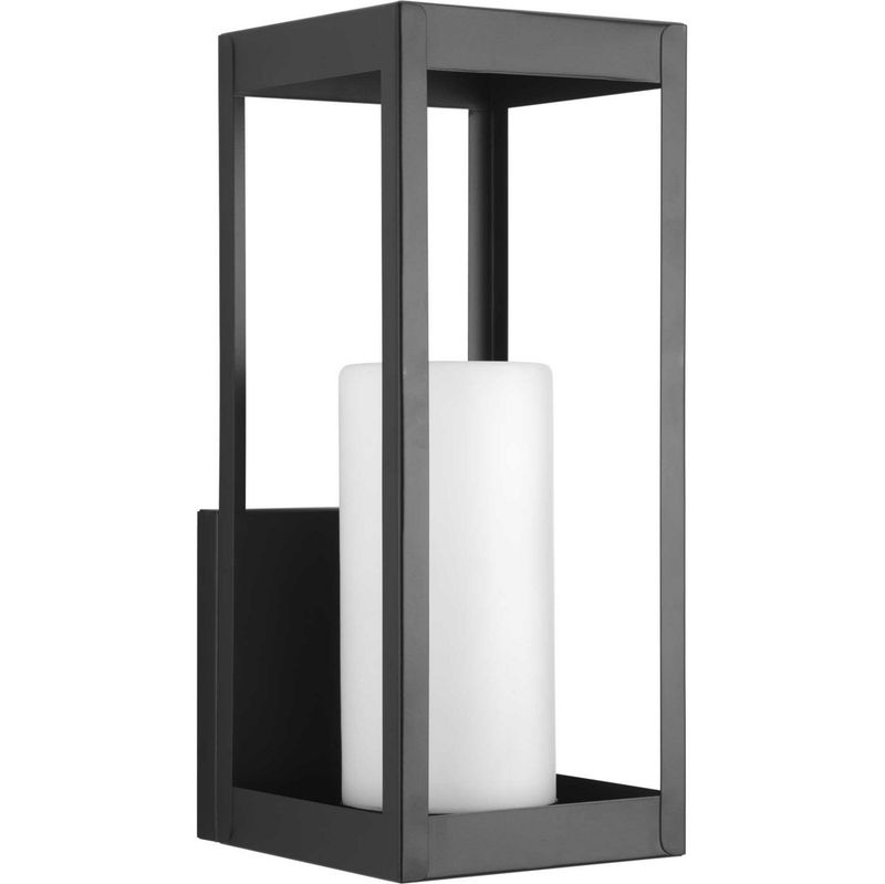 Patewood Matte Black 1 Lt Large Exterior Wall Lantern (DISPLAY ONLY) "ALL SALES FINAL"
