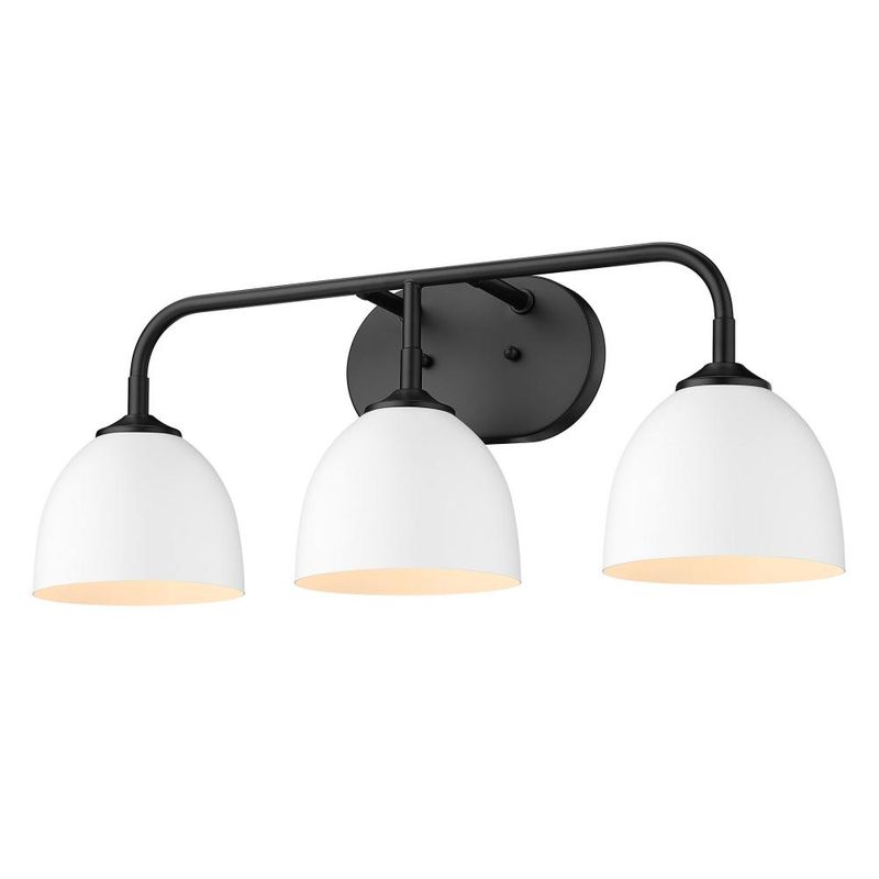 Zoey Matte Black 3 Lt Vanity (DISPLAY ONLY) Zoey Matte Black 3 Lt Vanity (DISPLAY ONLY) "ALL SALES FINAL"