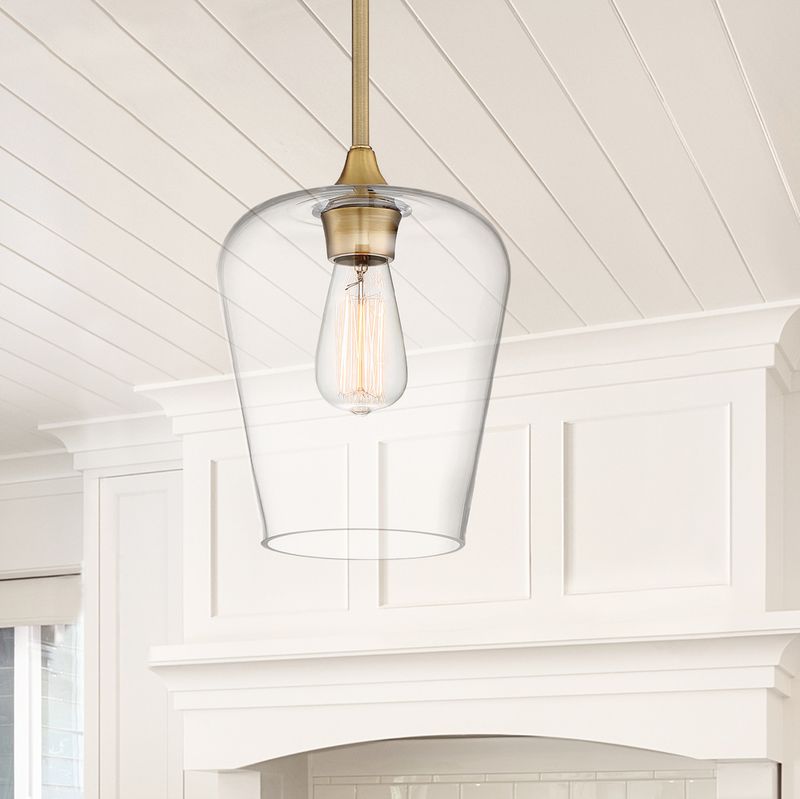 Octave Warm Brass 1 Lt Pendant (DISPLAY ONLY) Octave Warm Brass 1 Lt Pendant (DISPLAY ONLY) "ALL SALES FINAL"