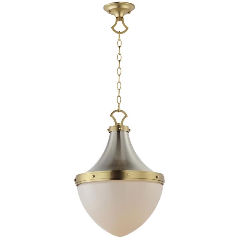 Conrad Satin Nickel/Satin Brass 1 Lt Pendant (DISPLAY ONLY) "ALL SALES FINAL"