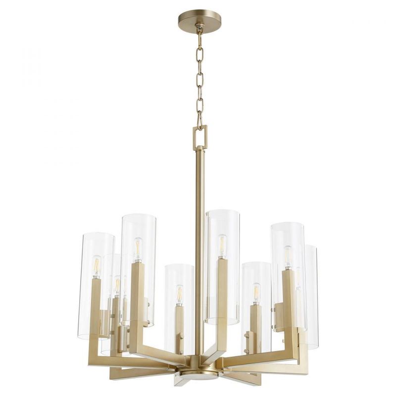 Harbin Aged Brass 8 Lt Chandelier (DISPLAY ONLY) Harbin Aged Brass 8 Lt Chandelier (DISPLAY ONLY) "ALL SALES FINAL"
