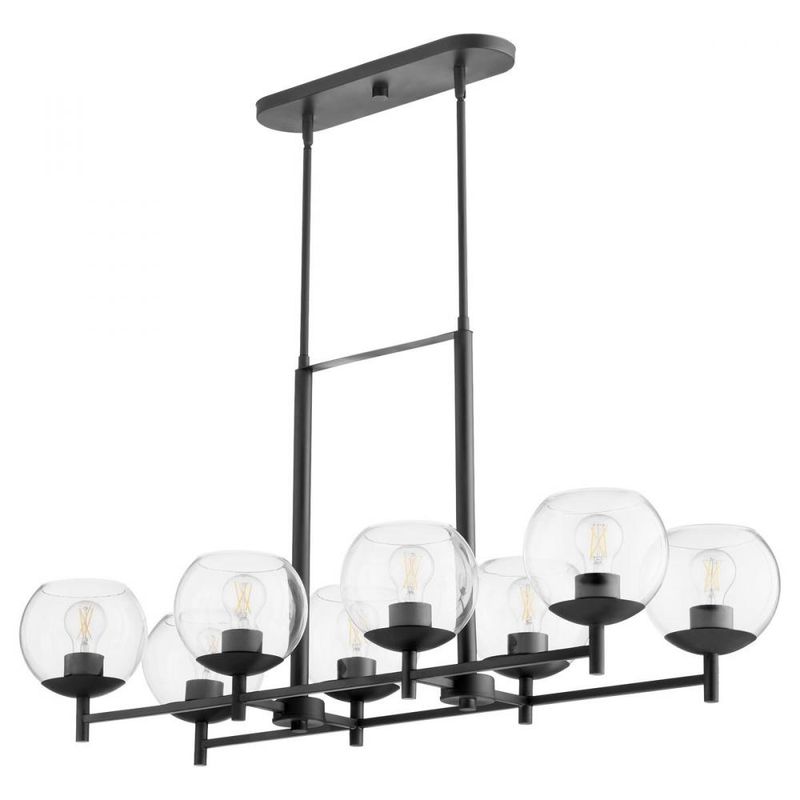 Lyon Matte Black 8 Lt Chandelier (DISPLAY ONLY) Lyon Matte Black 8 Lt Chandelier (DISPLAY ONLY) "ALL SALES FINAL"