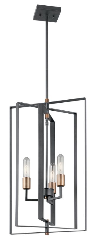 Taubert Black 3 Lt Pendant (DISPLAY ONLY) Taubert Black 3 Lt Pendant (DISPLAY ONLY) "ALL SALES FINAL"