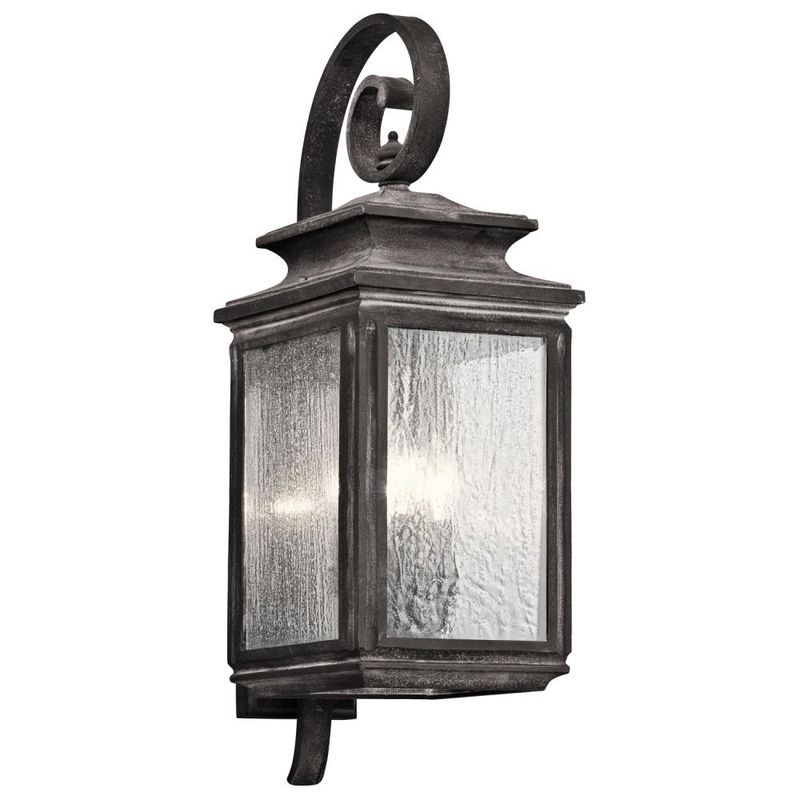 Wiscombe Park Weathered Zinc Exterior Wall Mount (DISPLAY ONLY) "ALL SALES FINAL"