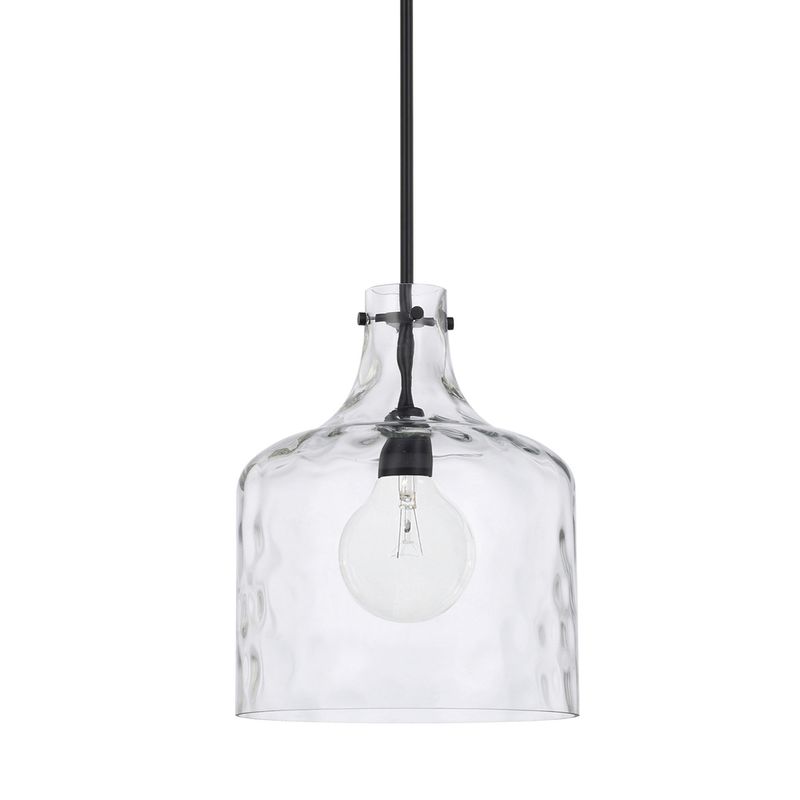 Crawford Matte Black 1 Lt Pendant (DISPLAY ONLY) Crawford Matte Black 1 Lt Pendant (DISPLAY ONLY) "ALL SALES FINAL"