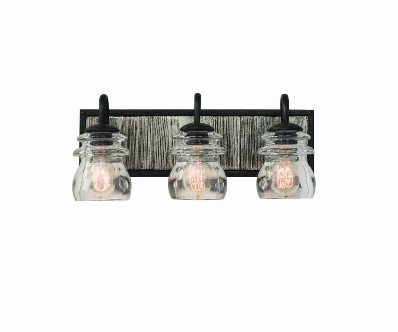 Bainbridge Black Iron 3 Lt Vanity (DISPLAY ONLY) Bainbridge Black Iron 3 Lt Vanity (DISPLAY ONLY) "ALL SALES FINAL"