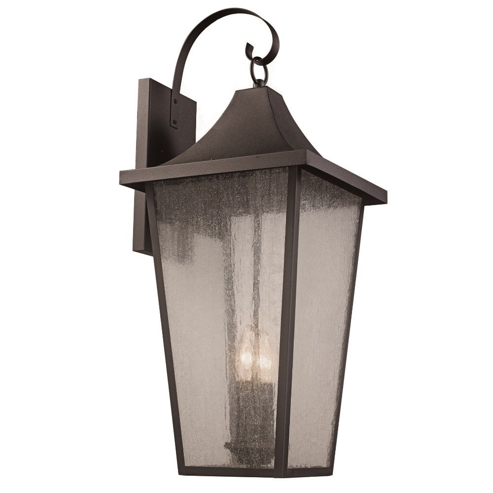 Rasmussen Black 2 Lt Large Ext Wall Lantern (DISPLAY ONLY) "ALL SALES FINAL"