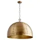 Artisan Brass Dome 1 Lt Pendant (DISPLAY ONLY) Artisan Brass Dome 1 Lt Pendant (DISPLAY ONLY) "ALL SALES FINAL"