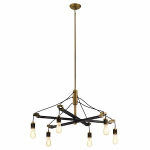 Iron Vintage Gray 6 Lt Chandelier (DISPLAY ONLY) Iron Vintage Gray 6 Lt Chandelier (DISPLAY ONLY) "ALL SALES FINAL"